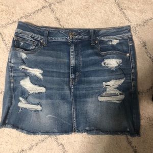 NWOT American Eagle denim skirt. NEVER WORN